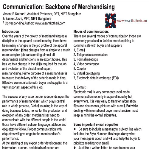 CommunicationBackboneofMerchandising